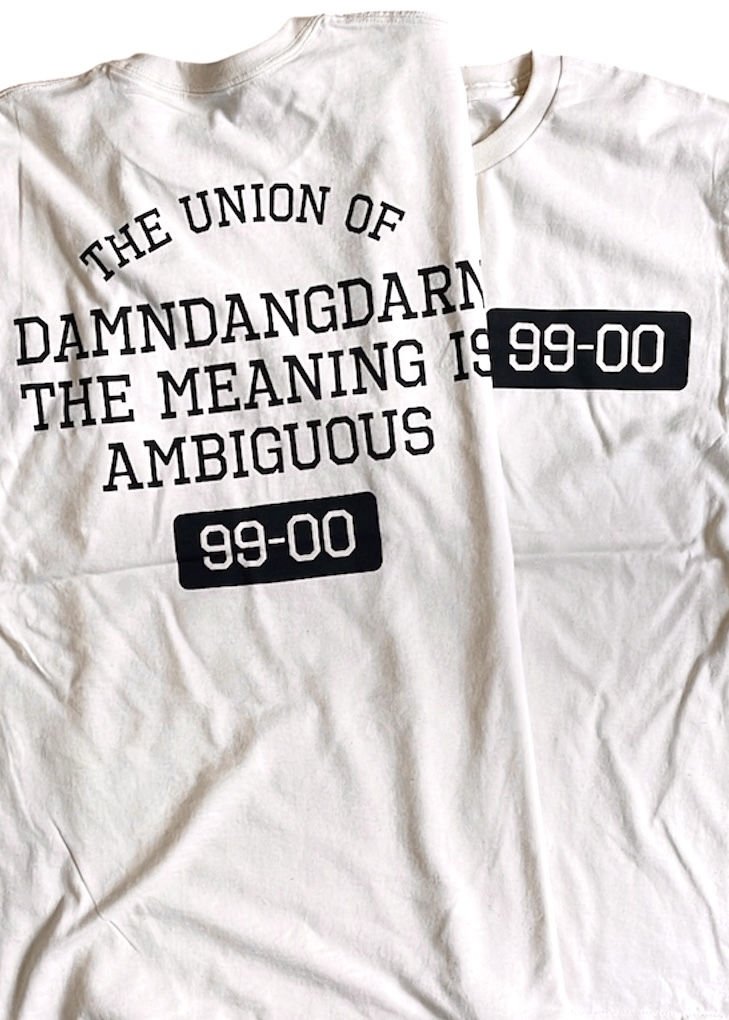 画像1: Ddd. Damndangdarn. College Tee (Natural) [5,400+税] 
