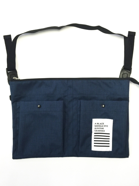 画像1: A BLACK MIDDLE EYE "SACOCHE & APRON" (Navy) [定価¥8,800]  →SALE→